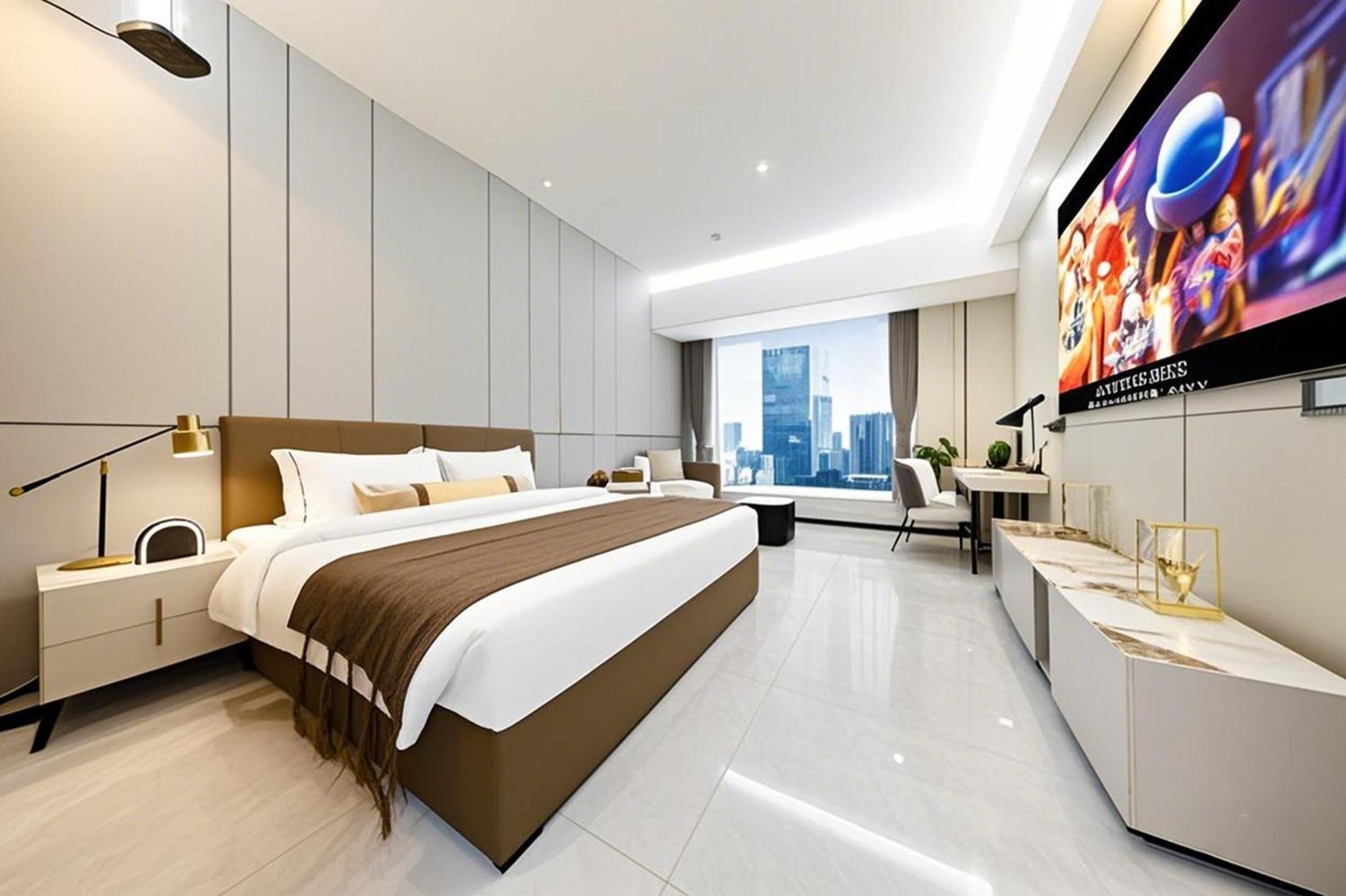 Yu Manju High-Floor Huge-Screen Audiovisual Hotel-Guangzhou Tower Zhujiang New Town Sports West Road Branch Exterior photo